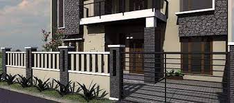Model rumah seperti ini tidak hanya berkembang di perumahan kota besar, tetapi juga menjalar sampai ke penjuru daerah hampir seluruh pelosok tanah air. Desain Pagar Rumah Minimalis 286 29 Jpg 497 220 Rumah Minimalis Minimalis Rumah