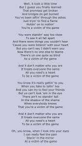 You Can Blame Me Try To Shame Me Black Mirror Victim Of The Game Garth Brooks Song About Being A Victim Of The Game Of Love Great Lyrics Garth Brooks Songs Lyrics Game Of Love