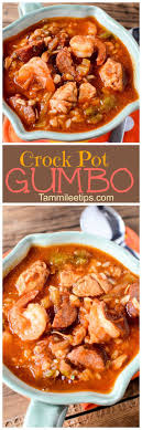 Super Easy Crock Pot Gumbo Recipe The Entire Family Will Love This Cajun Slow Cooker Recipe Includes Sausage Gumbo Recipe Crockpot Gumbo Crockpot Gumbo Recipe