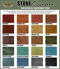 Photos Color Charts Decorative Concrete Of Virginia Va