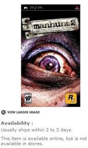 Gaming accessories and cheat devices for pokemon go, nintendo 3ds, nintendo ds, ps4, ps3, ps2, gamecube, wii and wii u. Target May Be Discontinuing The Sale Of Manhunt 2 In Its Stores Ars Technica