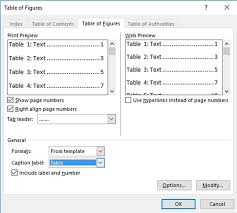 To add captions to figures and tables in word 2003, use the following steps: Two Ways To Generate A List Of Tables In A Word Document Techrepublic