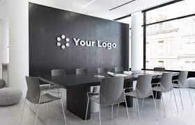 Professional Customized Zoom Virtual Backgrounds Design Agency Design Office Logo