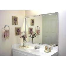 Rather than a standard edge to your mirrors, a beveled one looks more polished and. Mirredge 48 In X 1 5 In X 1 8 In Acrylic Mirror Framing Strips 2 Pack 15248 The Home Depot