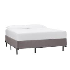 Visit leon's for the best mattress sets at guaranteed low prices. Black Support Metal Bed Frame Adjustable For All Sizes 75 5 In W X 7 In H Support For Box Spring And Mattress Set Thd Adstbf T Ck The Home Depot