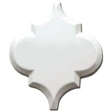Maybe you would like to learn more about one of these? Arabesque Whisper White Glazed Ceramic Wall Tile Beveled Lantern