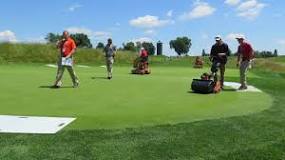 Image result for how to mow golf course greens