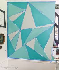 Free shipping on orders over $25 shipped by amazon. The Easy Way To Paint A Geometric Accent Wall Semigloss Design