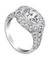 Infinity Line Oval Diamond Engagement Ring Engagement Rings Pave Diamond Engagement Rings Wedding Ring Collections