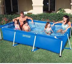 bol com intex family frame zwembad 260x160x65cm opzetzwembad