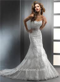 Strapless Lace Trumpet Wedding Gown Gorgeous Trumpet Mermaid Straples Sottero And Midgley Wedding Dresses Lace Sweetheart Wedding Dress Wedding Dress Styles