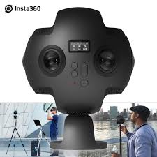 Insta360 Pro 8k 360 Vr Video Camera Sales Online Black Tomtop Video Camera Camera Cameras For Sale