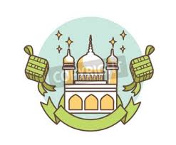 Download now gambar kartun selamat hari raya idul fitri lucu britaonline com. Selamat Hari Raya Aidilfitri With Mosque Building And Ketupat Posters For The Wall Posters Type Turkey Tropical Myloview Com