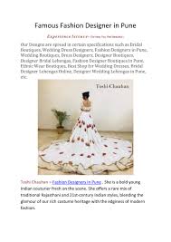 Check out our couture wedding dress selection for the very best in unique or custom, handmade pieces from our dresses shops. Famous Fashion Designer In Pune By Alpita Kavitake Issuu