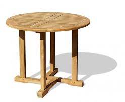 Check out the 28 in. Canfield Teak Small Round Garden Table 0 8m