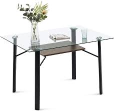 amazon.com ivinta modern glass dining