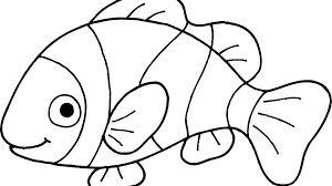 This is a sketch of mario haven acquired a power up. Clown Fish Coloring Page Worksheet Pages Clownfish Black Free Printable Mario Cute Animal Horse Dinosaur Disney Batman For Girls Oguchionyewu