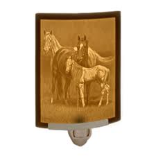 Horses Night Noises Lithophane Night Light By Porcelain Garden Nr189 Destination Lighting