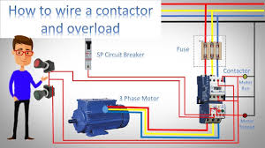 All access to 480 volt motor starter diagram pdf. How To Wire A Contactor And Overload Direct Online Starter By Earthbondhon Youtube