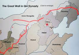 This means that looking at a great wall of china map can be very daunting. Great Wall Of China Map Of Great Wall Of Qin Dynasty