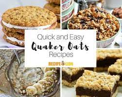 18 Quick Easy Quaker Oats Recipes Quaker Oats Recipes Quick Cooking Oats Recipe Quaker Oatmeal Recipe