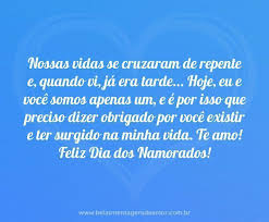 E porque seu primeiro dia dos namorados está quase a chegar, nós preparamos as melhores dicas para você se inspirar e surpreender sua cara com toda certeza irá encontrar algum bem legal para ver com seu boy ou girl! Mensagens De Dia Dos Namorados