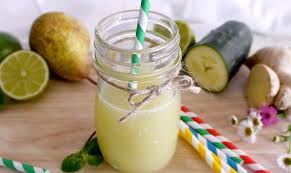 Jus Au Concombre Et Gingembre Ww Plat Et Recette Concombre Boisson Au Gingembre Concombre Citron