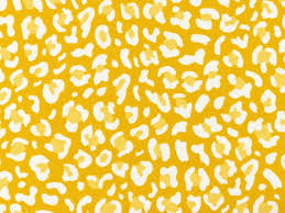 Jersey Stoff Leo Print Gelb Online Kaufen Kathi Kunterbunt
