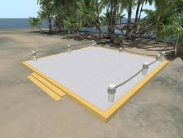 Learn to plan, design, choose materials and build a unique and long lasting railing. Second Life Marketplace Deck Jezenators White Wood Rope Railing Deck Boxed