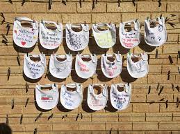 Design A Bib Baby Shower Games Green Baby Shower Baby Shower Games Baby Shower