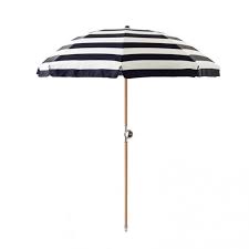 Black And White Striped Outdoor Umbrella Australia Beach Umbrella Chaplin With Images Outdoor Umbrella Beach Umbrella Umbrella