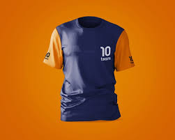 Download Free Sports T Shirt With Brand Logo Mockup Psd Template