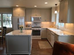 Fx180 Laminate Calcutta Marble With Ideal Edge Gray Kitchen Cabinets Revere Pewter Benjamin Moore Kitchen Remodel Small Home Kitchens Grey Kitchen Cabinets