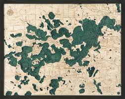 Bathymetric Map Lake Minnetonka Minnesota Bathymetric