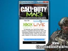 Call Of Duty Modern Warfare 3 Classified Intel Pack Dlc Free Download Video Dailymotion