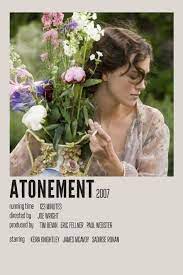 Atonement Alternative Poster Film Posters Minimalist Iconic Movie Posters Movie Posters Minimalist