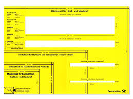 Over 100,000 english translations of german words and phrases. Formatschablone Brief Inland Shop Deutsche Post