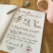 Zenycrea Recette De Chocolat Chaud Bullet Journal Recette Chocolat Chaud Recette Recette Chocolat