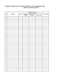 Dec 06, 2020 · format penilaian menulis al quran. Format Penilaian Lomba Tahfidz Cara Golden