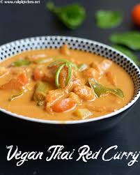 (i use light coconut milk to save calories/fat). Vegan Thai Red Curry Recipe Red Curry Without Shrimp Paste Raks Kitchen