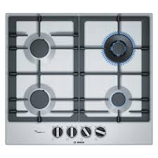 Lpg conversion kit suitable for the majority of bosch, neff and siemens 4 burner gas hobs **not suitable for models with a wok burner** kit inclu. Bosch Pch6a5b90 Serie 6 60cm 4 Burner Gas Hob In Brushed Steel Wok Bur