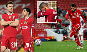 Diogo jota's hot streak continues as new boy steps up with winner liverpool did not register a shot on target in the opening period against danish champions midtjylland. Liverpool 2 0 Midtjylland Diogo Jota Strike And Late Mohamed Salah Penalty Seal Crucial Win Daily Mail Online