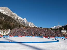 Stadium, arena & sports venue in anterselva. Biathlon World Cup Anterselva Antholz