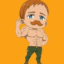 When mael turned into estarossa, he lost his grace, which is sunshine. Seven Deadly Sins Escanor Chibi Seven Deadly Sins Chibi Seven Deadly Sins Anime