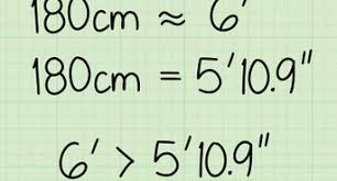 A boy's mother is 5 feet, 6 inches tall (66 inches), while the father is 6 feet tall (72 inches): How To Convert Centimeters To Inches 3 Steps With Pictures