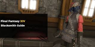 Solo'd this quest with absolutely no problems using war/pld 50/10 ran straight through the mobs and nothing even flinched at me. Ffxiv Blacksmith Guide Craft Weapons And Tools In Eorzea Mmo Auctions
