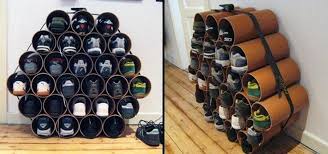Inspired by this vintage mail sorter, we adapted the size to. How To Build A Low Cost Shoe Rack Using Pvc Pipes Macgyverisms Wonderhowto
