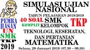 Kumpulan soal latihan unbk dan usbn 2019 2020 jenjang sd, mi, smp,mts, sma, ma, smk, mak Simulasi Un Unbk Smk Tkp 2019 Soal Dan Pembahasan Prediksi 40 Soal Komplit Youtube