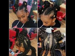 Recommended hair products for cornrows. Braids Hairstyles Creative Braids Hairstyles For Beautiful Ladies Youtube