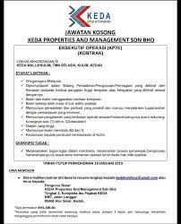 Info jawatan kosong risda 2019. Jawatan Kosong Lokasi Kulim Jawatan Kosong Kedah Facebook